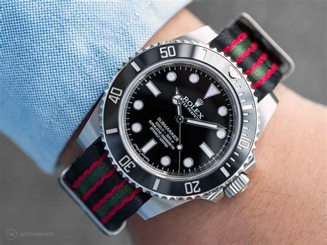 james bond rolex nato strap|rolex submariner suede strap.